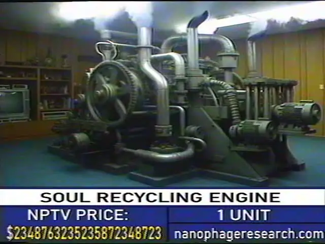 An industrial machine shown in the Soul Recycling Engine ordering broadcast.